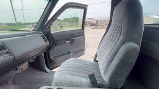 1989 GMC Sierra K1500 Z71 Stepside Interior Tour