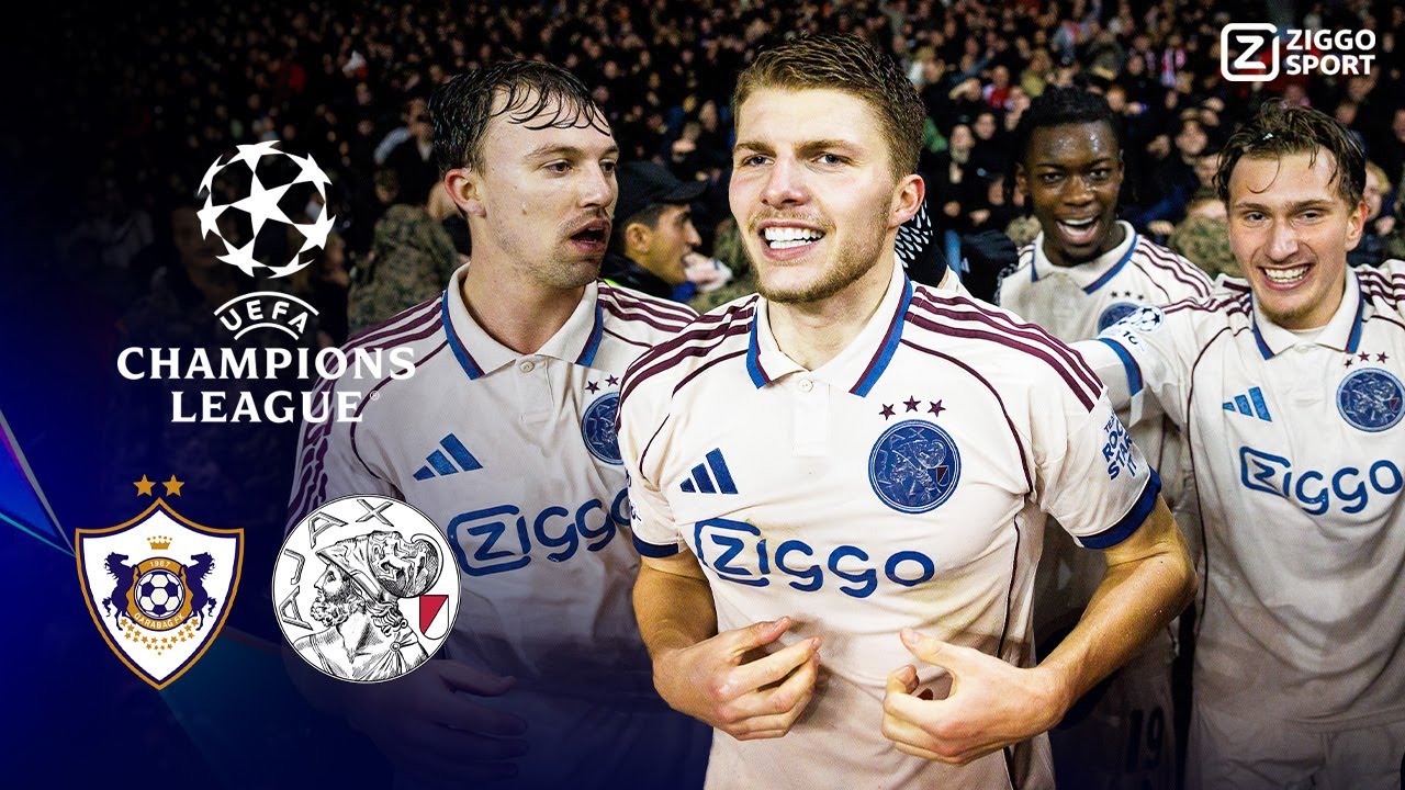 DAPPER AJAX DRAAIT HET HELEMAAL OM IN DE SLOTFASE!! 😍🔥 | Qarabağ vs Ajax | Champions League 2025/26