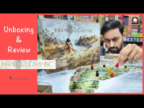 Bharata 600 BC - Unboxing & Review | Bharata 600 BC Board Game // Chai & Games