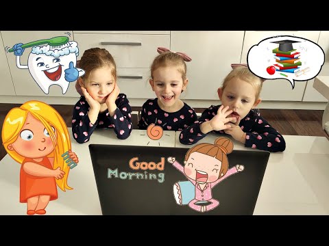 Zamknęli przedszkole. Część 1. | Dzień z życia trojaczek - poranna rutyna.