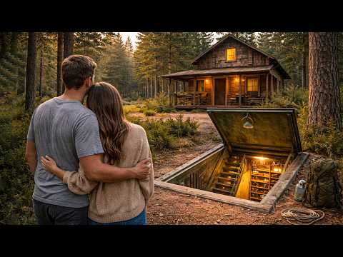 Wir haben ein verlassenes Haus im Wald gekauft und darunter einen geheimen Bunker gebaut