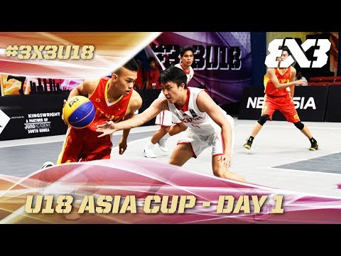 FIBA 3x3 - U18 Asia Cup 2017 - Pool Phase - Re-Live - Day 1 - Cyberjaya, Malaysia | 3x3 Basketball