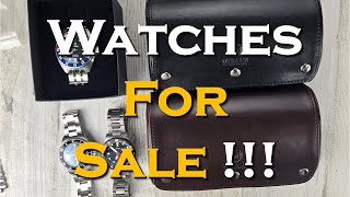 7 Watches For Sale - Watch Sales Video