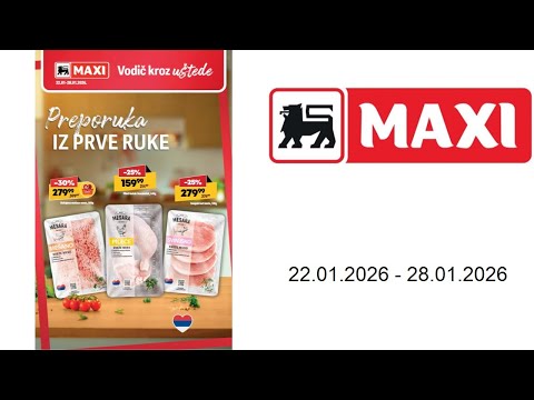 Maxi katalog - Nedeljni katalog - 22.01.-28.01.2026