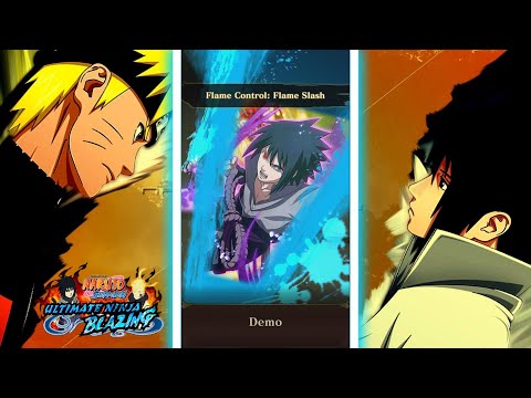 Naruto Blazing - [BA] 6 Star Sasuke "V2" (Heart) Jutsu & Ultimate Jutsu!