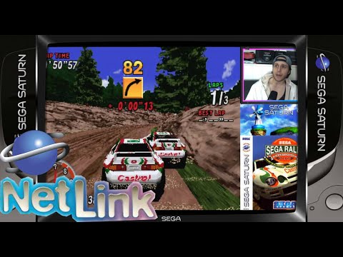 Sega Saturn Netlink Match #10 | Sega Rally | Switzerland to U.S.A Online Multiplayer (VoiP)
