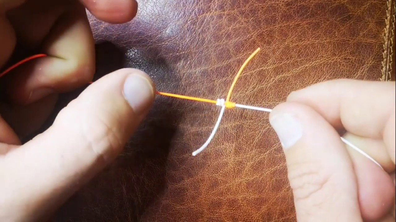 Tuto : le nœud baril (Easy double blood knot)