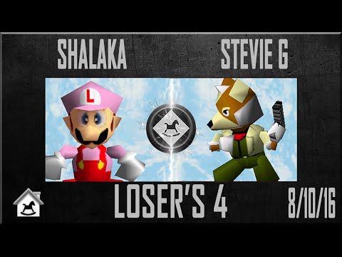 Darkhouse 12 - Shalaka (Luigi) Vs. Stevie G (Fox) Super Smash Bros Losers Bracket - SSB64