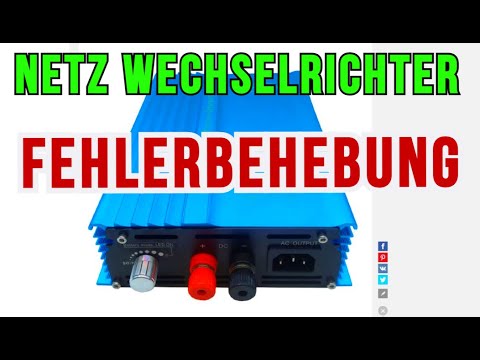 GTN-500 /600 Fehlerbehebung Grid Tied Inverter Netz Wechselrichter für Balkonkraftwerk, Solaranlage