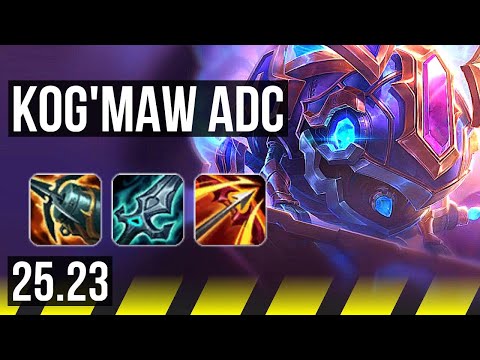 KOG'MAW & Thresh vs MISS FORTUNE & Blitzcrank (ADC) | 20/1/9, Legendary | KR Diamond | 25.23