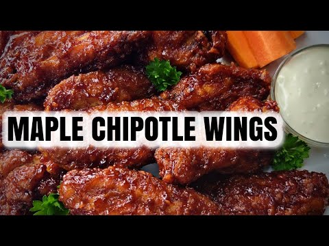 Maple Chipotle Chicken Wings