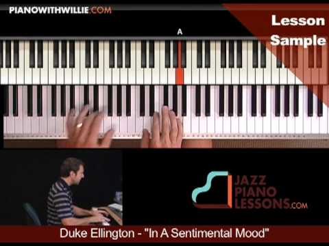 Duke Ellington In A Sentimental Mood - Piano Tutorial by JAZZEDGE