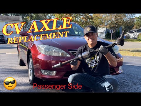 TOYOTA CAMRY AXLE REPLACEMENT - How to Replace Passenger Side CV Axle on a Toyota Camry
