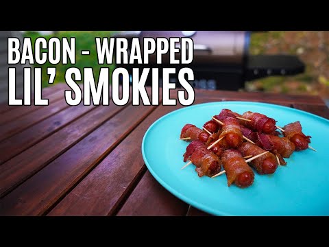 Bacon-Wrapped Lil' Smokies on the Pit Boss Pellet Grill!