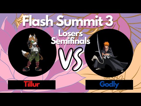 AFM TillurMan (Fox) vs PRD Godly (Ichigo) - SSF2 Losers Semis - Flash Summit 3
