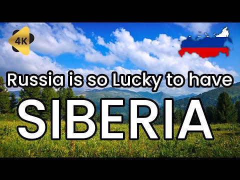 FLYING OVER SIBERIA 4K , Russia is so Lucky to have Siberia