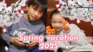 【ある日の様子】Spring vacation 2025 　春休みのある1日の様子です。