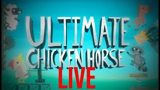 Miniaturka - Ultimate chicken horse z mdymowski gramy , śmiejemy się i rage możliwe | Darmowe Donejty /dlive