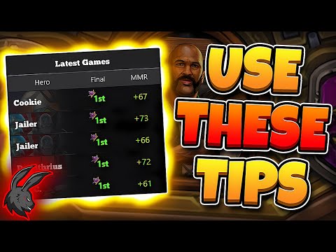 5 First Places Using Jeef's Tips! | Hearthstone Battlegrounds