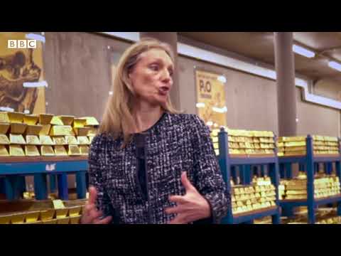 Rare look inside Bank of England's gold vaults