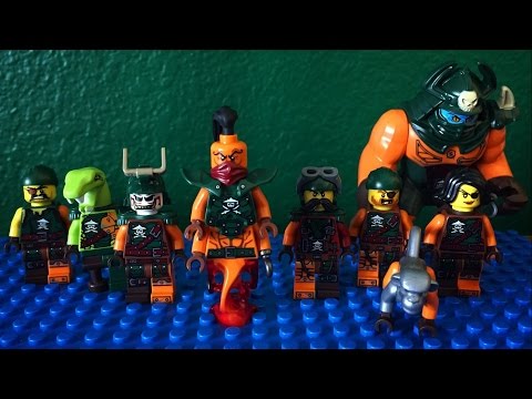 Review of ALL Lego Ninjago Sky Pirate Figures!!  Skybound 2016!!