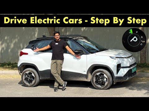 How To Drive Electric Cars For First Time - Step By Step - Tata Punch Ev Drive !!