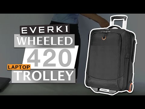 EVERKI Wheeled 420 Laptop Trolley, fits 15-Inch to 18.4-Inch (EKB420)