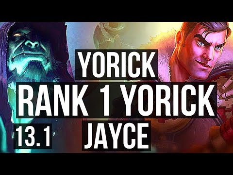 YORICK vs JAYCE (TOP) | Rank 1 Yorick, 3/1/10, 500+ games | EUW Grandmaster | 13.1