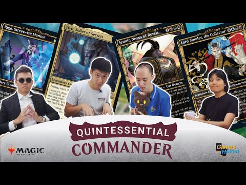 Tivit vs Jetmir vs Rigo vs Lord Xander | MTG Commander EDH Gameplay Quintessential Commander