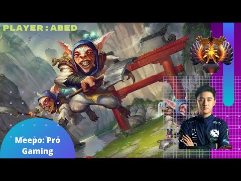 EG.Abed a Dota 2 Pro - Plays Meepo (Player Perspective) March 3 2020