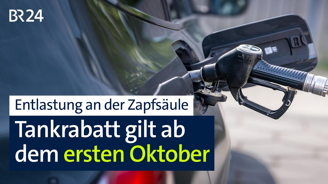 Entlastung an der Zapfsäule: Tankrabatt gilt ab dem ersten Oktober | BR24