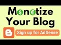 How to monetize your Blogger blog with AdSense ads How to monetize your Blogger blog with AdSense ads