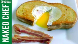 How to Make EGG in BREAD Simple Quick Breakfast recipe