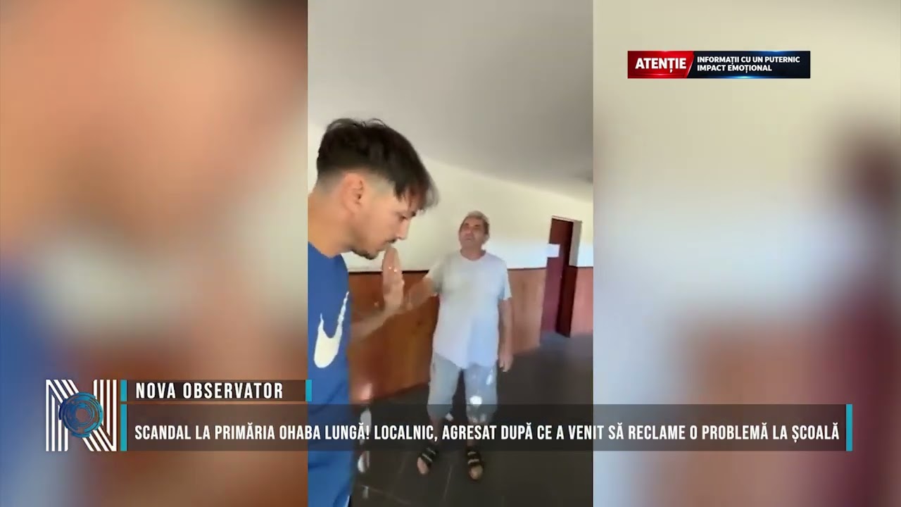 SCANDAL LA PRIMĂRIA OHABA LUNGĂ! LOCALNIC, AGRESAT DUPĂ CE A VENIT SĂ RECLAME O PROBLEMĂ LA ȘCOALĂ