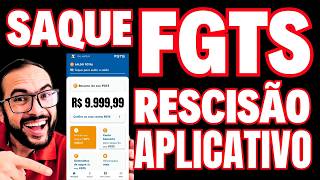 SAQUE DO FGTS APÓS DEMISSÃO E A MULTA DO FGTS PELO APLICATIVO CAIXA - PASSO A PASSO PARA SACAR FGTS
