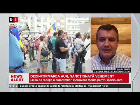 DEZINFORMAREA AUR, SANCȚIONATĂ VEHEMENT_Știri B1_18 aug 2023