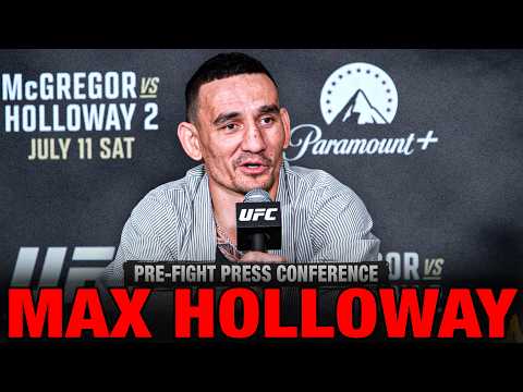 Video: Max Holloway Breaks Down Conor McGregor Rematch Ahead of UFC 329, Making Welterweight Debut