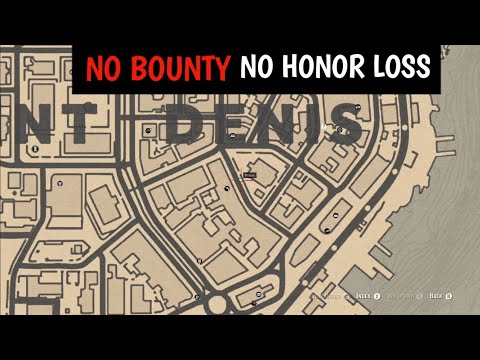 Perfect Way To Rob Saint Denis Gunsmith Without Mask (No Bounty & No Honor Loss) RDR2
