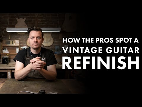 How the pros spot a vintage guitar refinish!