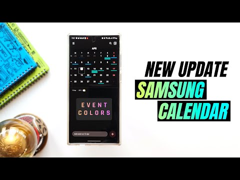 New update for Samsung's Calendar App adds new feature ! One UI 4.1/4.0