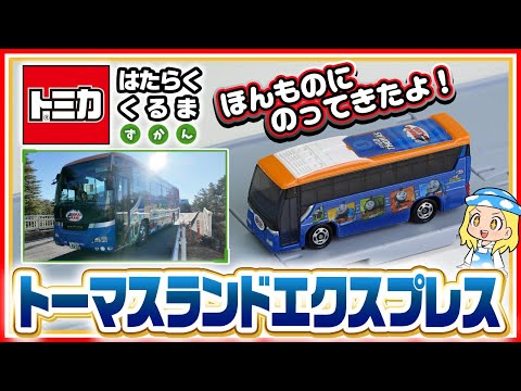 【トミカ はたらくくるま ずかん】『トーマスランドエクスプレス』をじっさいに見に行こう！【タカラトミーキッズ】| タカラトミー公式 | 自動車 | おもちゃ