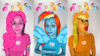 My Little Pony | Cartoon Characters In Real Life #Shorts by Anna Kova