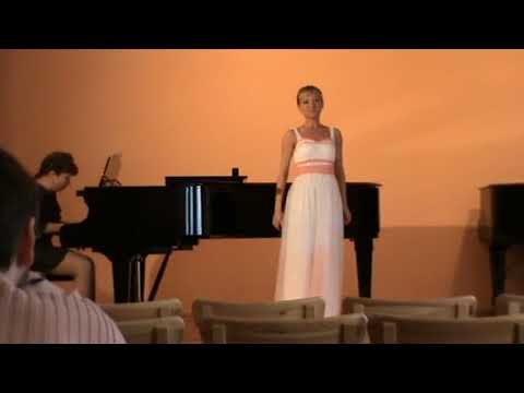 Матвеева Юлия Экзамен по вокалу Гитис 1 курс