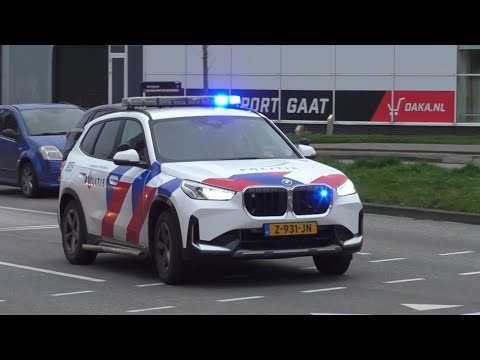 [Rijopleiding] 2x Politie BMW X1 met spoed in Groningen