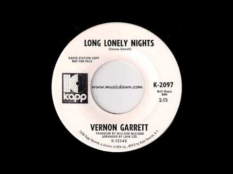 Vernon Garrett - Long Lonely Nights [Kapp] 1970 Soul Funk 45 Video