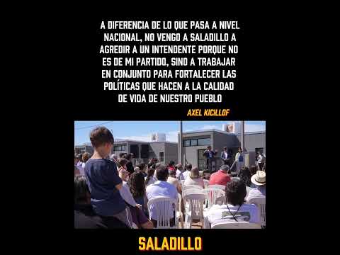 Kicillof entregó viviendas en Saladillo