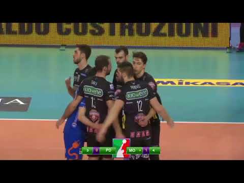 Gli highlights di Kioene Padova – Azimut Modena 1-3