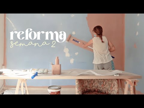 We painted ROSA’s living room, finished the hallway and continued with the dressing room l WEEKLY…