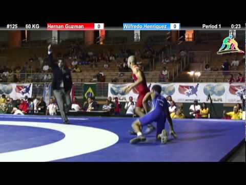 2012 Pan Am: 60 KG FS Quarterfinal: Hernan Guzman (COL) vs. Wilfredo Henriquez (VEN)