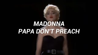 Madonna - Papa Don&#39;t Preach (Sub Español) [Official Music Video]